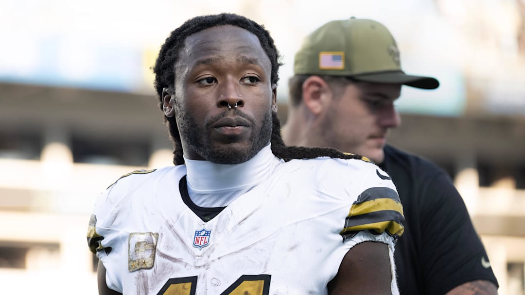 New Orleans Saints running back Alvin Kamara appeared on a former teammate's podcast Tuesday, and says he's 'excited' fellow RB Travis Etienne will be wearing the Black and Gold in 2026.