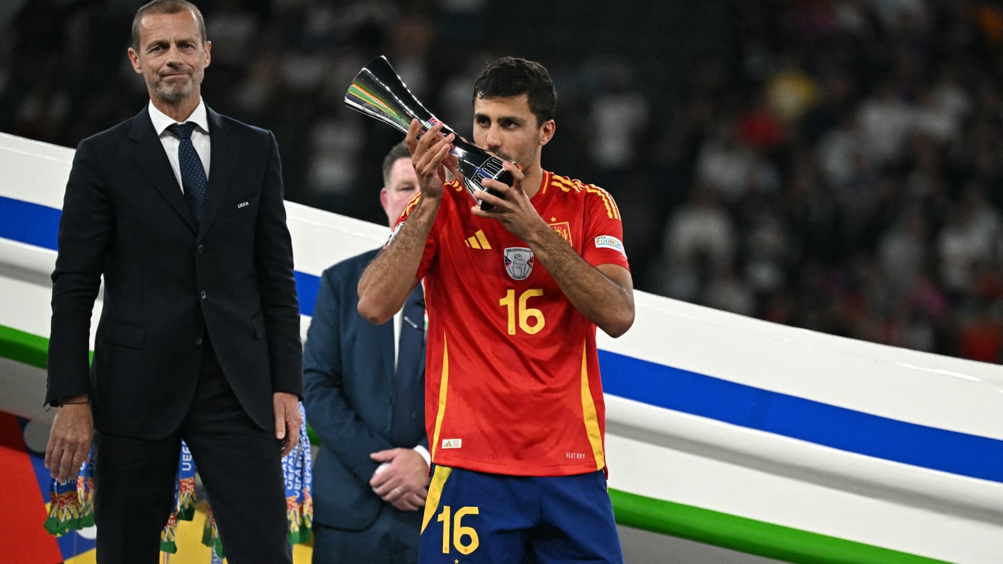 Rodri named Euro 2024 Player of the Tournament; Lamine Yamal seals