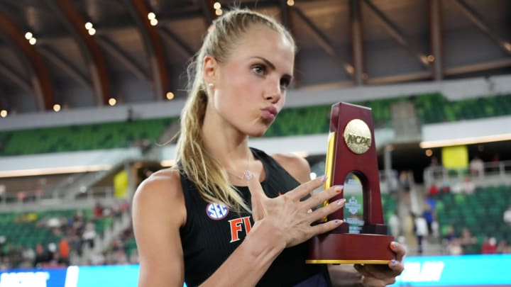 Florida Gators track star Parker Valby is the SEC's Female Athlete of the Year.