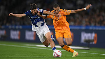 O Real Madrid ganhou da Real Sociedad por 1 a 0 na partida de ida