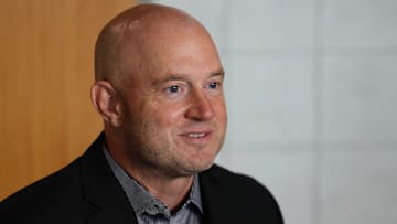 Cincinnati Bengals director of personnel Duke Tobin pictured July 21, 2025, at the team's annual media luncheon at Paycor Stadium.