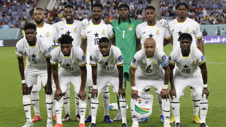 La selección de Ghana durante el Mundial de Qatar 2022.