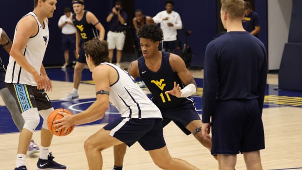 West Virginia University guard Jonathan Powell