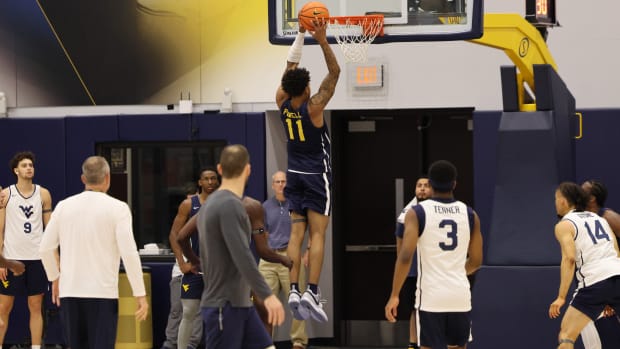 West Virginia University guard Jonathan Powell