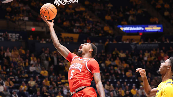 Arizona guard KJ Lewis Arizona guard KJ Lewis