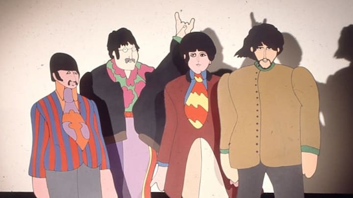 The Beatles’ characters from ‘Yellow Submarine.’