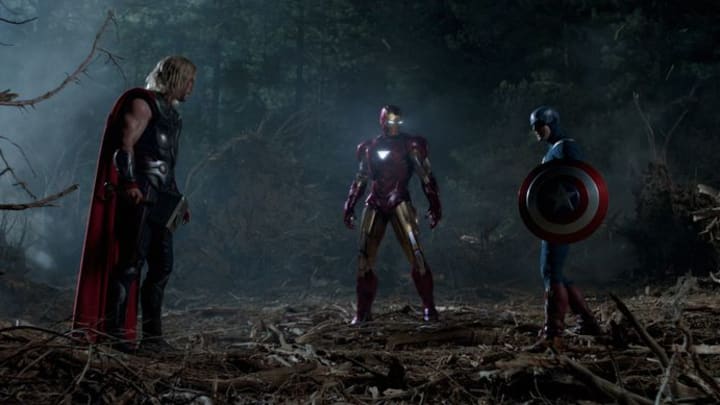 The Avengers big three