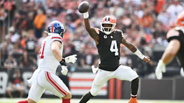 Cleveland Browns quarterback Deshaun Watson 