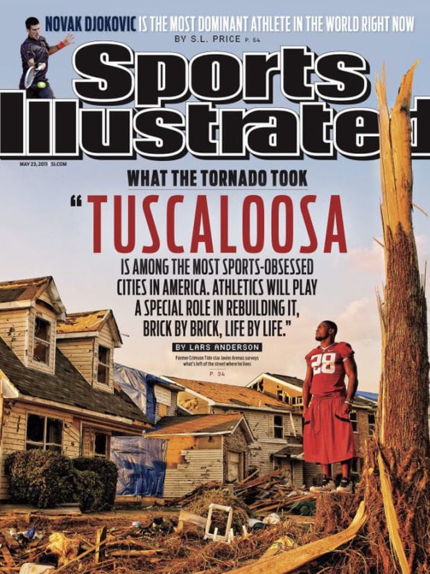 Former Alabama defensive back and return specialist Javier Arenas on the cover of Sports Illustrated