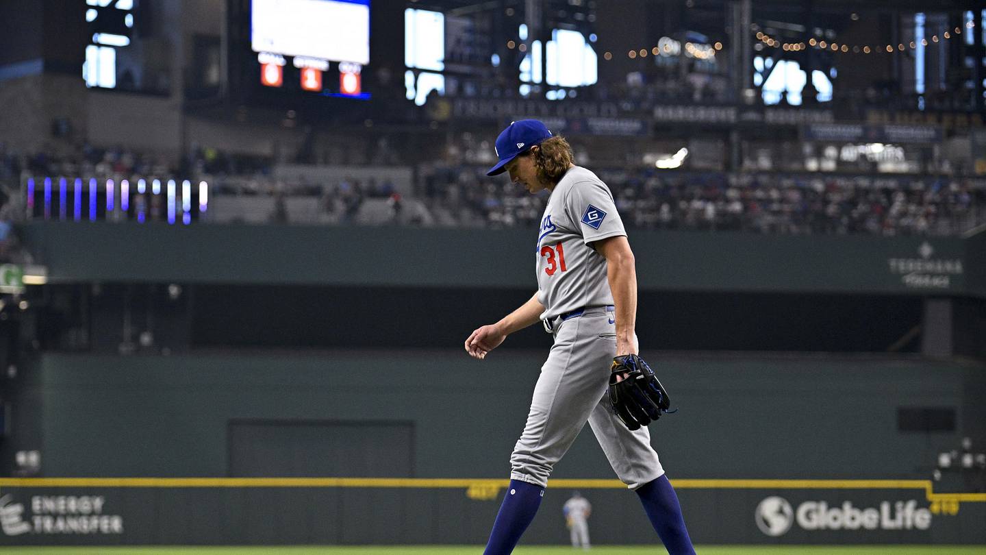 ドジャースのタイラー・グラスノーは、チームが望んでいるとすぐに戻ってこない