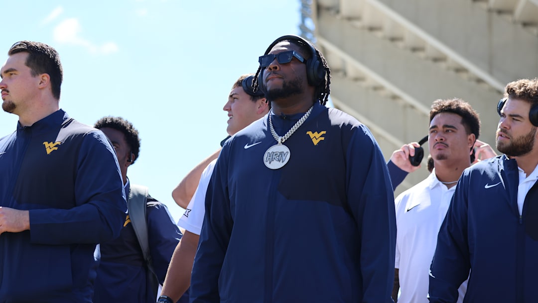 West Virginia University defensive lineman Hammond Russell IV 