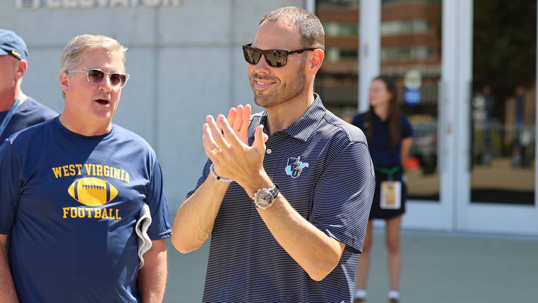 West Virginia University Vice President and Director of Athletics Wren Baker