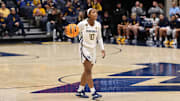 West Virginia University guard Jordan Harrison