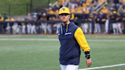 West Virginia University head coach Steve Sabins
