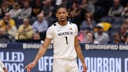 West Virginia University guard Jasper Floyd
