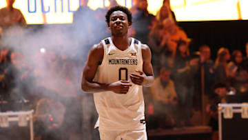 West Virginia University forward Brenen Lorient