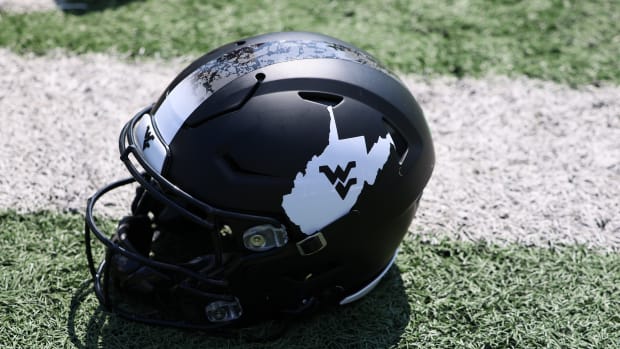 WVU Football Coal Rush helmet