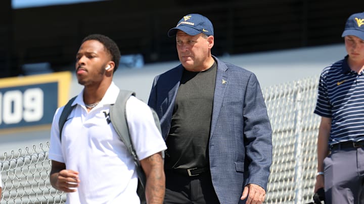 West Virginia University head coach Rich Rodriguez West Virginia University head coach Rich Rodriguez