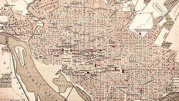 An 1898 map of the District of Columbia.
