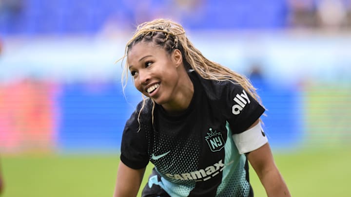 NJ/NY Gotham FC forward Margaret Purce returned to soccer from an ACL injury on Sunday against the North Carolina Courage. NJ/NY Gotham FC forward Margaret Purce returned to soccer from an ACL injury on Sunday against the North Carolina Courage.