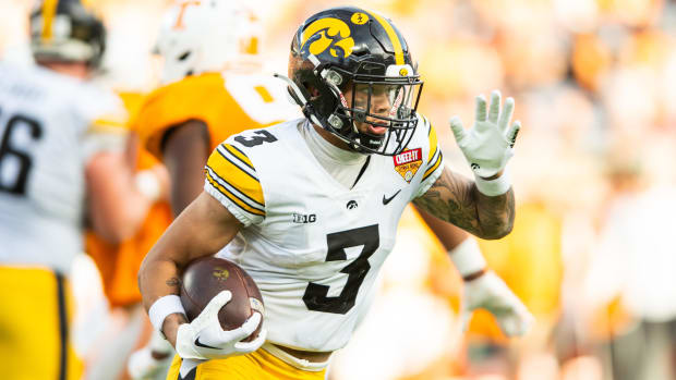 Iowa Hawkeyes wide receiver Kaleb Brown 