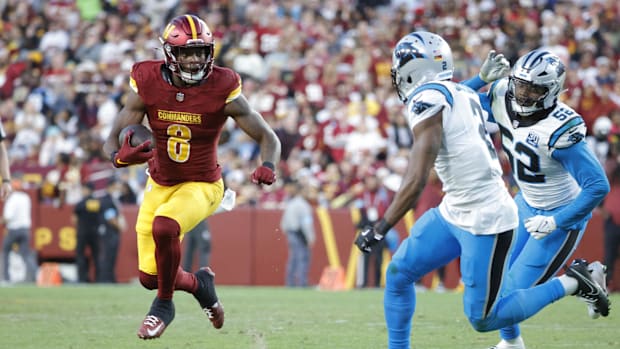 Washington Commanders running back Brian Robinson Jr.