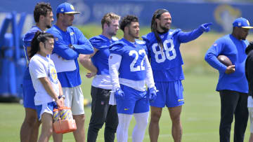 Los Angeles Rams Minicamp, Blake Corum, Jordan Whittington