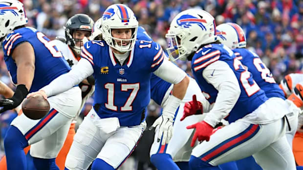 Josh Allen handoff