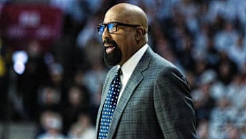 Indiana Head Coach's Mike Woodson tries to bring the team together before the play - January 5, 2025
