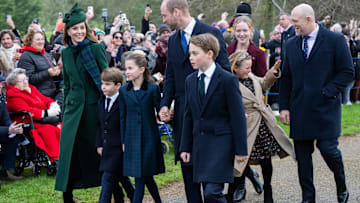 The British Royal Family Attend The Christmas Morning Service