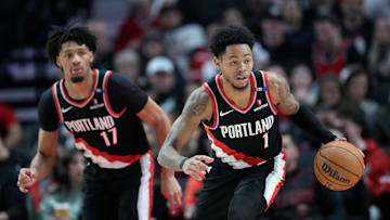 Shaedon Sharpe and Anfernee Simons, Portland Trail Blazers