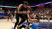 The Sun's Bria Hartley and Sky's Rebecca Allen were both ejected after an altercation in the second quarter.