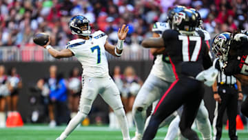 Geno Smith of the Seattle Seahawks