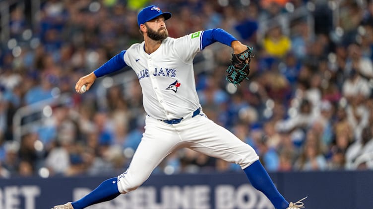 Tommy Nance of the Toronto Blue Jays delivers a pitch against the Oakland Athletics last month in Toronto.