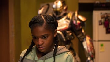 Ironheart/Riri Williams (Dominique Thorne) in Marvel Television's IRONHEART. Photo by Jalen Marlowe. © 2024 MARVEL. All Rights Reserved.