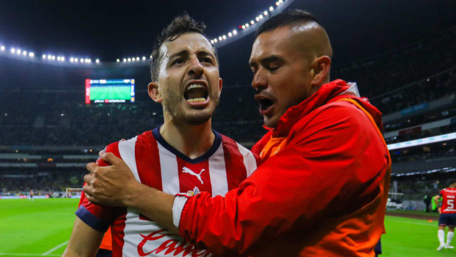 Alan Mozo celebrating.