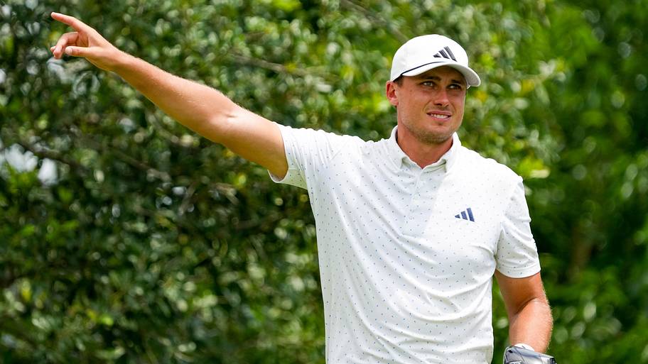Ludvig Åberg’s best finish at a major championship came in 2024 when he finished second at the Masters. 