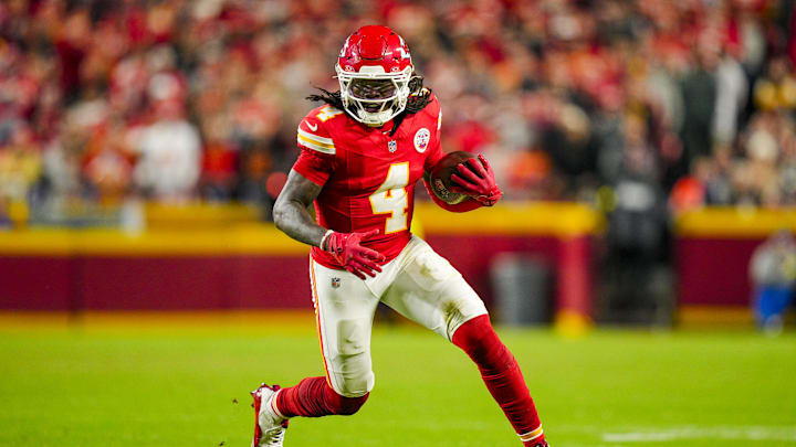 Kansas City Chiefs wide receiver Rashee Rice. Kansas City Chiefs wide receiver Rashee Rice.