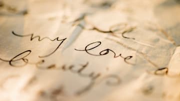 Handwritten love letters are underrated.