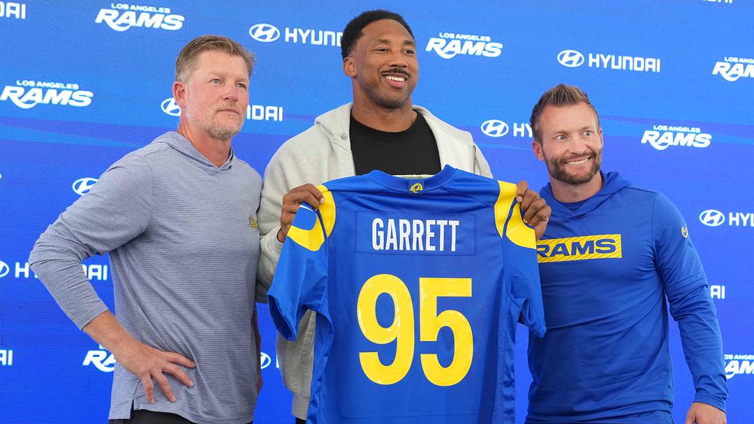 The Rams landed Myles Garrett in a blockbuster trade with the Browns, making both the franchise and the star defensive end big offseason winners.