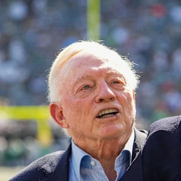 Cowboys owner Jerry Jones was fined by the NFL $250,000 for flipping off fans during a game.