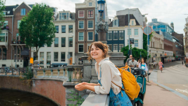 Amsterdam is a very walking-friendly destination.