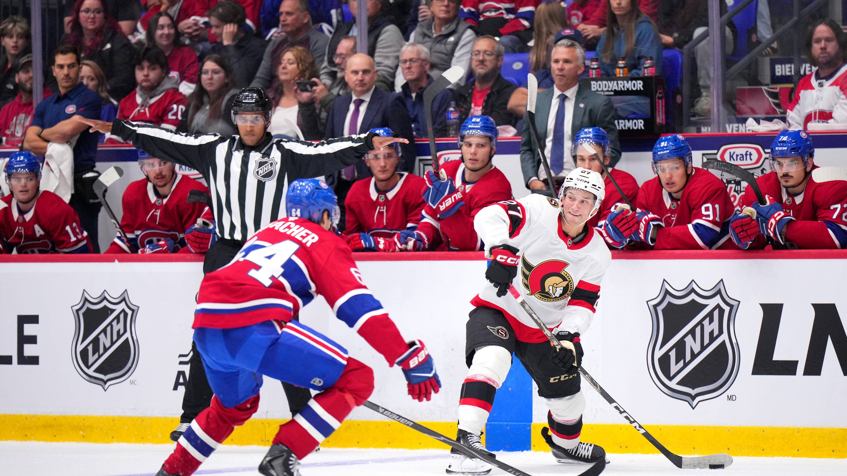Eklund’s first impression in first game with the Senators