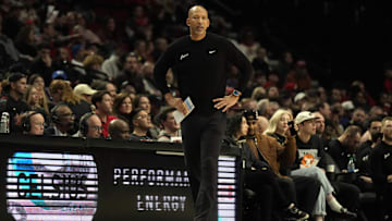 Feb 8, 2024; Portland, Oregon, USA; Detroit Pistons head coach Monty Williams 