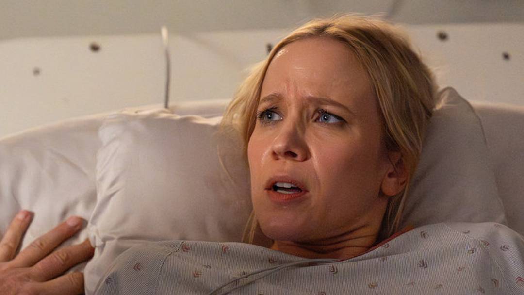 CHICAGO MED -- "Heaven Help Us" Episode 1121 -- Pictured: Jessy Schram as Dr. Hannah Asher