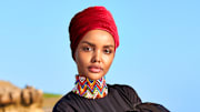 Halima Aden was photographed by Yu Tsai in Kenya. Burkini by No Ka'Oi.
