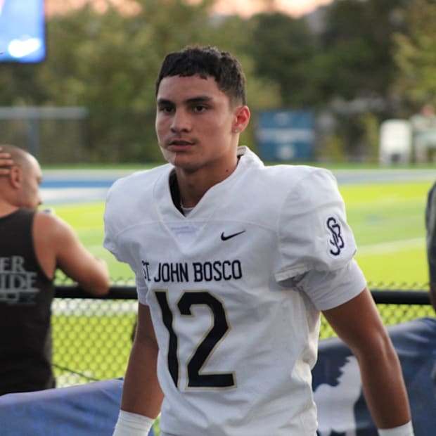 Freshman QB Koa Malau'ulu of St. John Bosco.