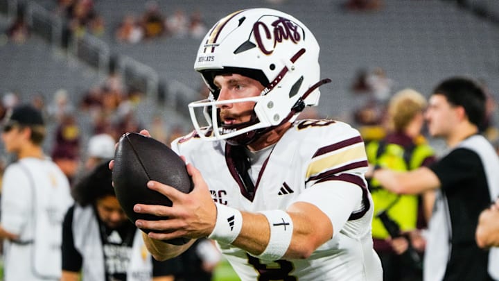 Brad Jackson and Texas State are favored against Rice on Friday.