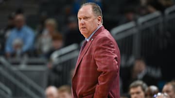 Wisconsin Badgers head coach Greg Gard 