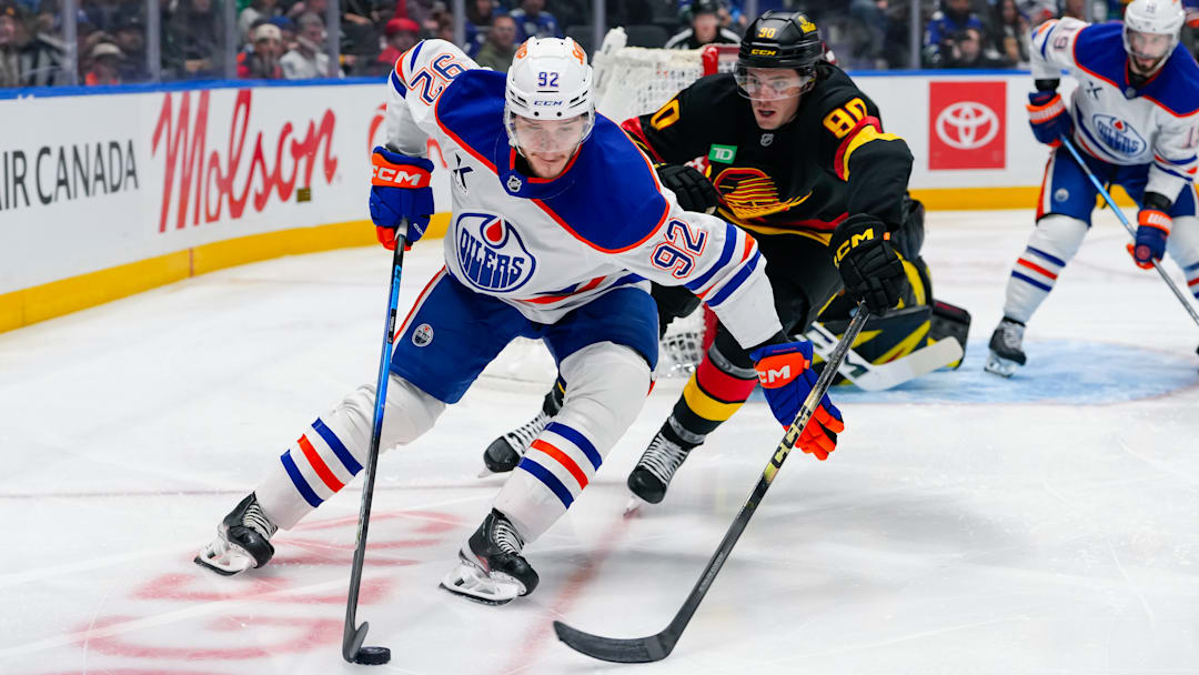 Edmonton Oilers v Vancouver Canucks